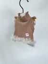 Sleeveless Bow Tutu Top (brown)