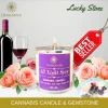 CBD香薰蜡烛与宝石：性感一整夜的迷人香气