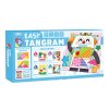 Easy Tangram ตัวต่อแทนแกรม 2 ชุด แผ่นเกม 45 แผ่น พร้อมคู่มือการเล่นและเฉลย 1 เล่ม