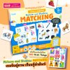 หนังสือบอร์ดบุ๊คโฟม 100 First Things พร้อม Picture and Shadow Matching เกมจับคู่ภาพ เรียนรู้คำศัพท์