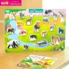 หนังสือนิทานอีสป 2 ภาษา ชุดที่ 1 พร้อม Pull  & Stick : Wild Animals ภาพจริง