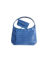 Goyard Blue Boheme Hobo