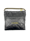 Chanel 22 Mediam Black GHW