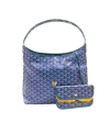 Goyard Hobo Metallic Blue