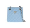 Tote bag blue caviar lghw microchip