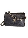 Chanel Flap Bag 9" logo on chain