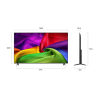 LG NANO 4K UHD AI NU80 4K Smart TV รุ่น 85NU805BPSB 85 นิ้ว