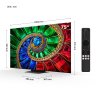 TCL 75RM7L ทีวี 75 นิ้ว 4K RGB-Mini LED