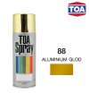 สีสเปรย์ TOA 088 ALUMINIUM GOLD