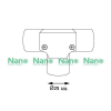 สามทางแบบมีฝา(มิล) 25มม.สีขาว NANO NNIT25