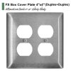 ฝาปิด FS 4"x4" ปลั๊กคู่+ปลั๊กคู่
