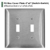 ฝาปิด FS 4"x4" สวิทซ์+สวิทซ์