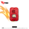 "SYSTEM SENSOR"Model: P2GRKLED Horn&Strobe,Outdoor Compact,Wall-Mounted,Red
