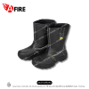 "YAMADA"Model:Super Boots รองเท้าบู๊ทหนังแท้ หัวเหล็ก