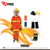 ชุดดับเพลิงในประเทศ ( Fire Suit ) แบบเสื้อ-กางเกง ครบชุด สีกรม,ส้ม,เหลือง (ชุดเสื้อ-กางเกง รองเท้า หมวก ถุงมือ)