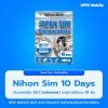 Nihon SIM ซิมท่องเที่ยวญี่ปุ่น เน็ตไม่จำกัด ไม่ต้องโรมมิ่ง