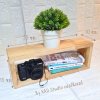KADStudio ชั้นวางไม้แท้มินิมอลแบบกล่อง (K173)