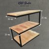 KADStudio โต๊ะข้างเตียง S ไม้แท้ (K72)
