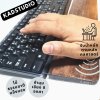 KADStudio ที่พักข้อมือ Keyboard Palm Rest งานไม้แท้ เคลือบ PU กันน้ำ มีหลายขนาด สลักชื่อด้วยเลเซอร์ได้ [LV00]