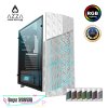 AZZA ATX Mid Tower Tempered Glass RGB Gaming Case ONYX 260 - White