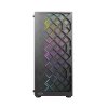 AZZA ATX Mid Tower Tempered Glass ARGB Gaming Case  SPECTRA 280B with 12cm ARGB Fan x 1 – Black