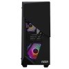 AZZA ATX Mid Tower Tempered Glass ARGB Gaming Case  INFERNO 310DH with RF Remote – Black