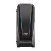 AZZA ATX Mid Tower Tempered Glass ARGB Gaming Case  CHROMA 410A with RF Remote – Black