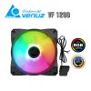 VENUZ 12cm Rainbow RGB Fan VF 1299 with B4P – Black (No Box)