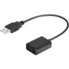 Saramonic รุ่น SR-EA2L สายอะแดปเตอร์แปลง USB Sound Adapter USB ไป 3.5 มม. TRS