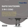 Hoymiles Rapid Shutdown 2 IN 1 15A ระบบตัดไฟฉุกเฉิน