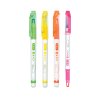 ยกแพ็ค 4 ชิ้น Kioku KK011 ปากกาเน้นข้อความ 1-3 mm. คละสี