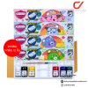 ยกกล่อง 12 ชิ้น Masterart Care Bears Pastel Poster ชุดจิตรกรน้อยสีน้ำ 3 in 1 6 สี