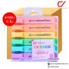 ยกกล่อง 12 ชิ้น Elephant Rainbow Glitter Highlighter ปากกาเน้นข้อความ 3.8 mm.