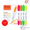 ยกกล่อง 12 ชิ้น Quantum Super Bright Dry Highlighter ปากกาเน้นข้อความ 3-5 mm.