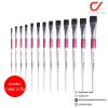 ยกกล่อง 12 ชิ้น Masterart พู่กัน ฟลอเรนซ์ พู่กันหัวแบน อเนกประสงค์ เบอร์ 1,2,4,6,8,10,12,14,16,18,20,22,24
