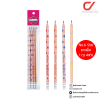 ยกแพ็ค 1 ถุง 4 แท่ง Masterart ดินสอดำแฟนซี Blacklead Pencil 2B No.6 Star