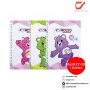 Elephant Care Bears WCB-101 สมุดริมลวด B5 70 แกรม คละสี คละลาย 182 x 257 mm.