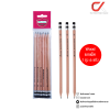 ยกแพ็ค 1 ถุง 6 แท่ง Masterart ดินสอดำ Blacklead Pencil 2B Wood