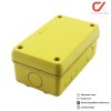 Anzens กล่องกันน้ำ บล็อกกันน้ำ กล่องพักสาย PVC สีเหลือง ขนาด 2x4, 4x4