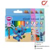 Masterart Stitch ดินสอสีแท่งสั้น 12 สี คละลาย