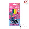 ยกแพ็ค 12 ชิ้น Masterart Stitch ดินสอสีแท่งยาว 12 สี คละลาย