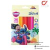 ยกแพ็ค 12 ชิ้น Masterart Stitch ดินสอสีแท่งยาว 36 สี คละลาย