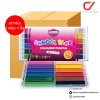ยกกล่อง 4 ชิ้น Masterart School Pack ดินสอสีแท่งยาว 12 สี 144 ชิ้น