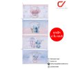 ยกแพ็ค 4 ชิ้น Masterart Stitch No.M กระเป๋าซิปพลาสติก คละสี คละลาย 23x13 cm.