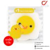 ยกแพ็ค 5 ชิ้น Masterart ME-14 Cute Egg ยางลบดินสอ