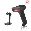 Deli S221 KIT Barcode Scanner 2.4g Wireless Screen 1d/2d Code + Deli 15130 Stand เครื่องสแกนบาร์โค้ดพร้อมขาตั้ง