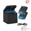 Telesin GoPro Charger Battery Box 3 Channel For Hero 8 7 6 5 แท่นชาร์จแบตโกโปร