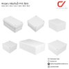 Anzens กล่องกันน้ำ บล็อกกันน้ำ กล่องพักสาย สีขาว PVC ขนาด 2x4/4x4/6x6/6x8/8x8/8x12 นิ้ว สำหรับ สายไฟ สายแลน สายโทรศัพท์ Anzens กล่องกันน้ำ บล็อกกันน้ำ กล่องพักสาย สีขาว PVC ขนาด 2x4/4x4/6x6/6x8/8x8/8x12 นิ้ว สำหรับ สายไฟ สายแลน สายโทรศัพท์