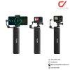 Telesin Rechargeable Selfie Stick ไม้เซลฟี่ 10000mAh พาวเวอร์แบงค์ PD 3.0 มีสายชาร์จ USB-C อุปกรณ์เสริม GoPro DJI Insta360 มือถือ