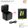 Telesin Charger Battery Box 3 Channel แบตโกโปรพร้อมแท่นชาร์จ